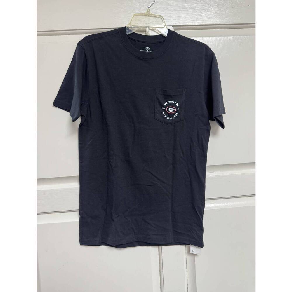 NEW SOUTHERN TIDE women's short sleeve t-shirt in black
